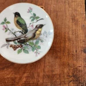 Pretty small plate with birds